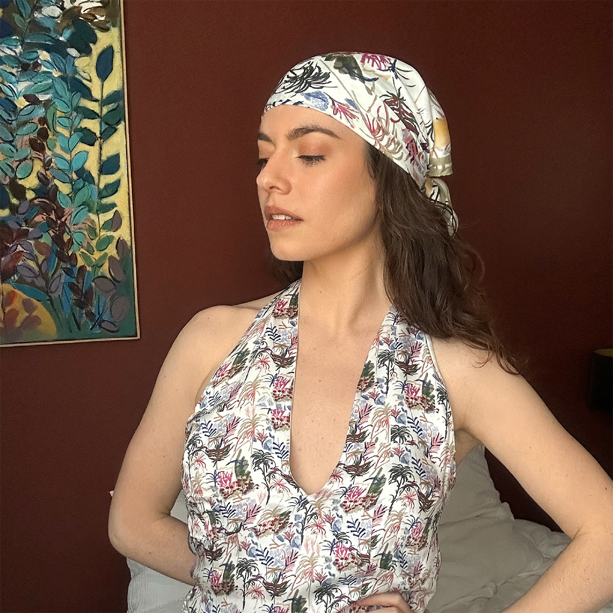 Le foulard CLAIRIERE