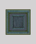 Foulard mosaïque vert