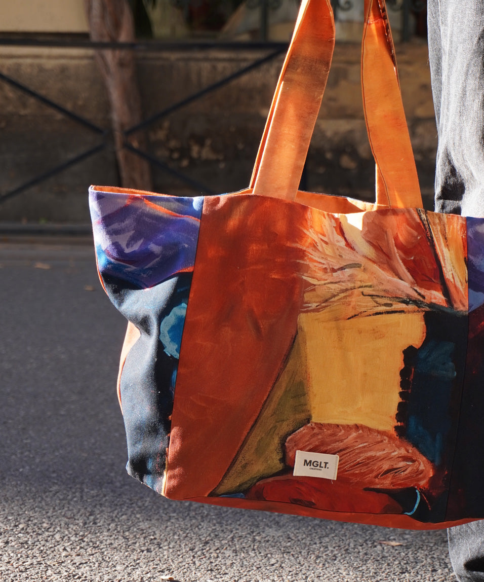 CABAS PAUL (version ocre / jaune)