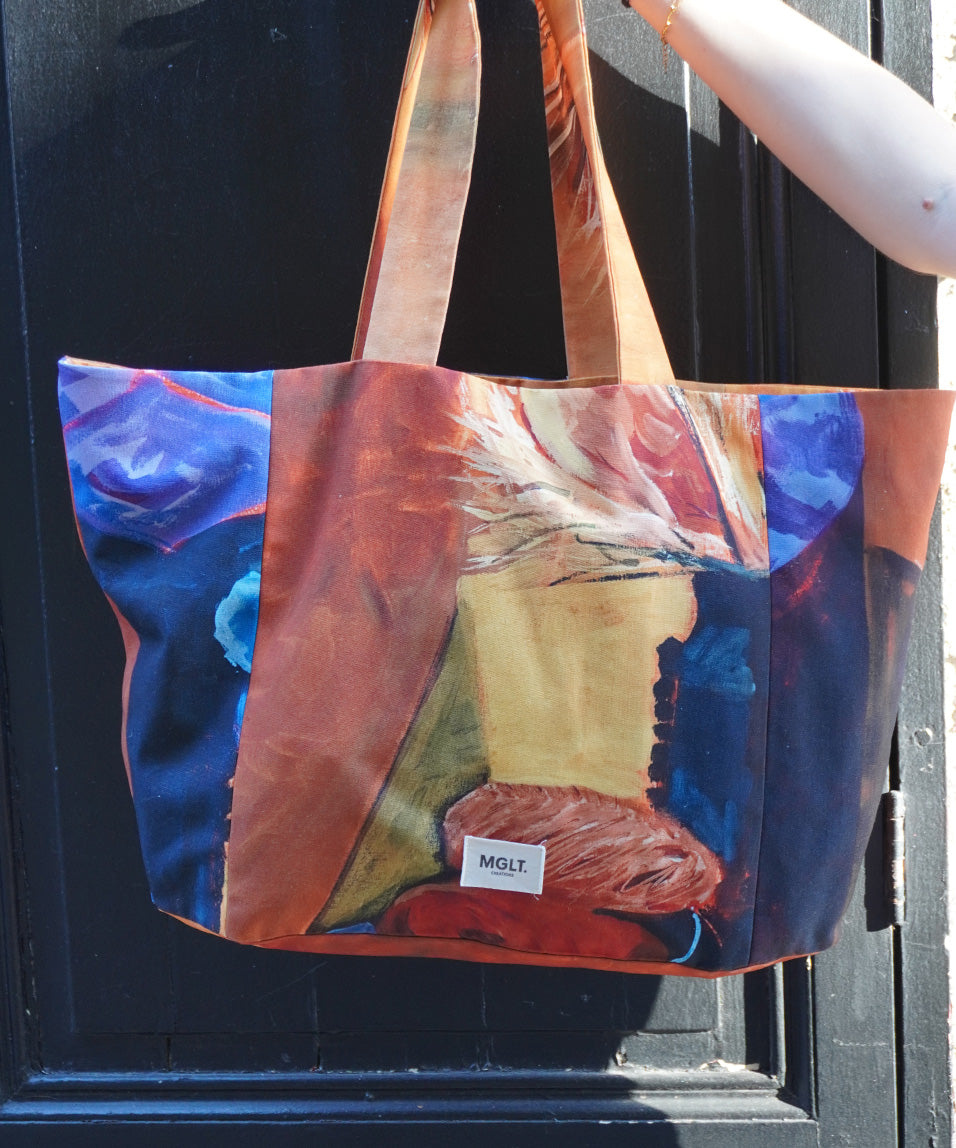 CABAS PAUL (version ocre / jaune)